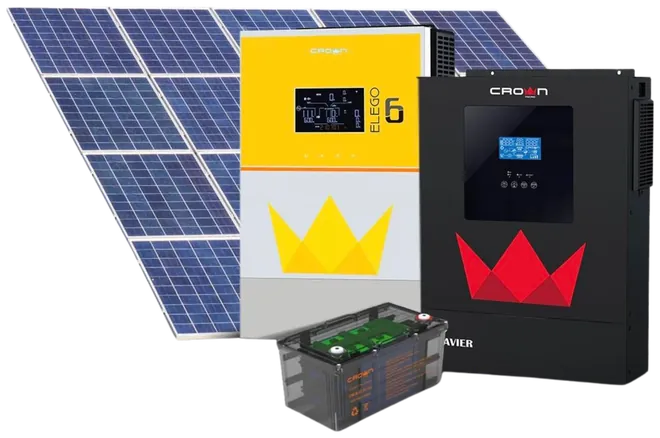 Kit solar: paneles fotovoltaicos, inversores y batería